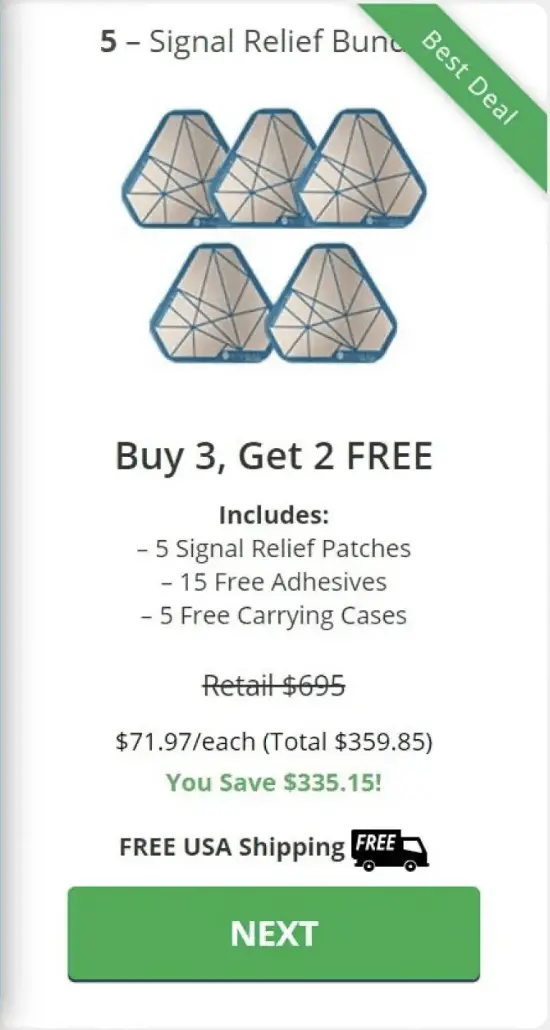 order Signal Relief Patches